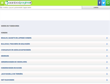 Tablet Screenshot of dieren.aanbodpagina.nl